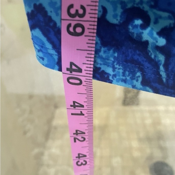 Midi Ralph Lauren Blue Sleeveless Dress - Picture 4 of 6